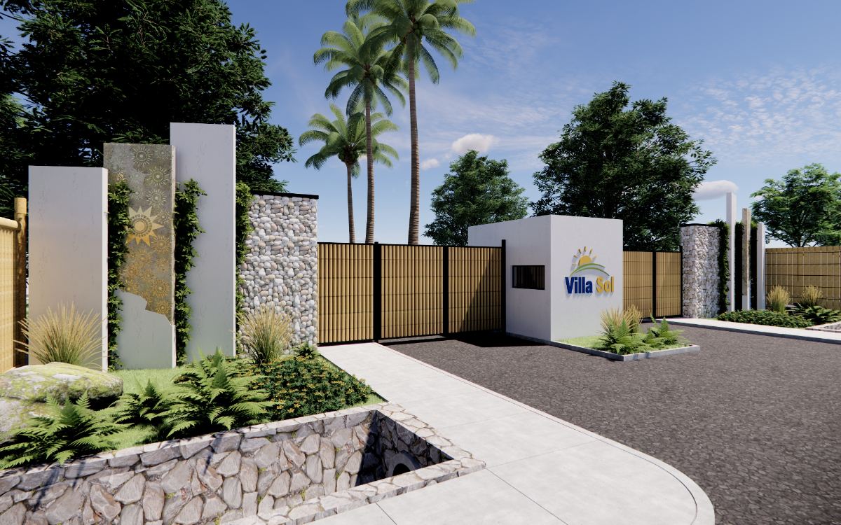 Vista del proyecto Villa Sol